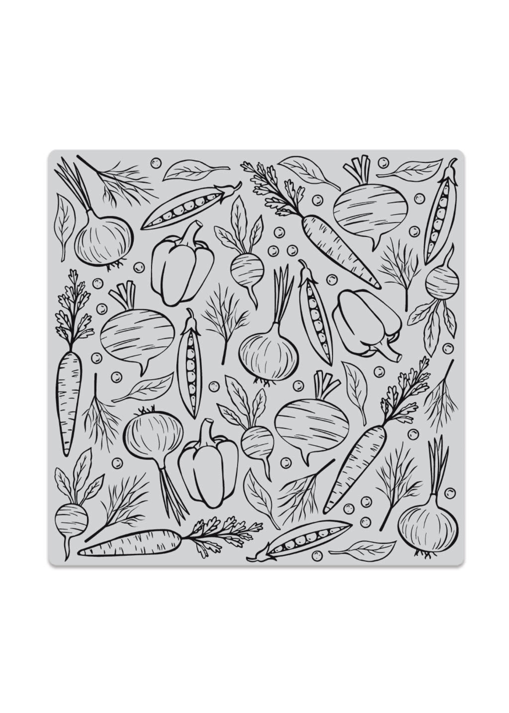 HERO ARTS Veggie Medley Bold Prints Stamp