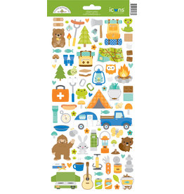 DOODLEBUG great outdoors icons stickers