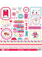 DOODLEBUG lots of love this & that stickers