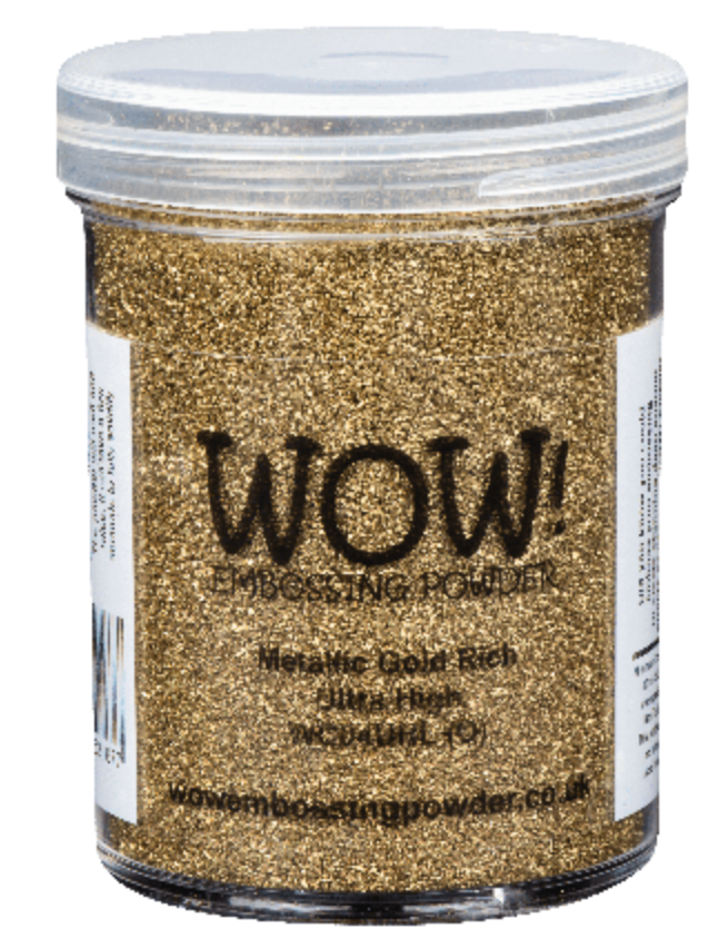 wow! Wow! Embossing Powder Metallic Rich Gold Creative Escape