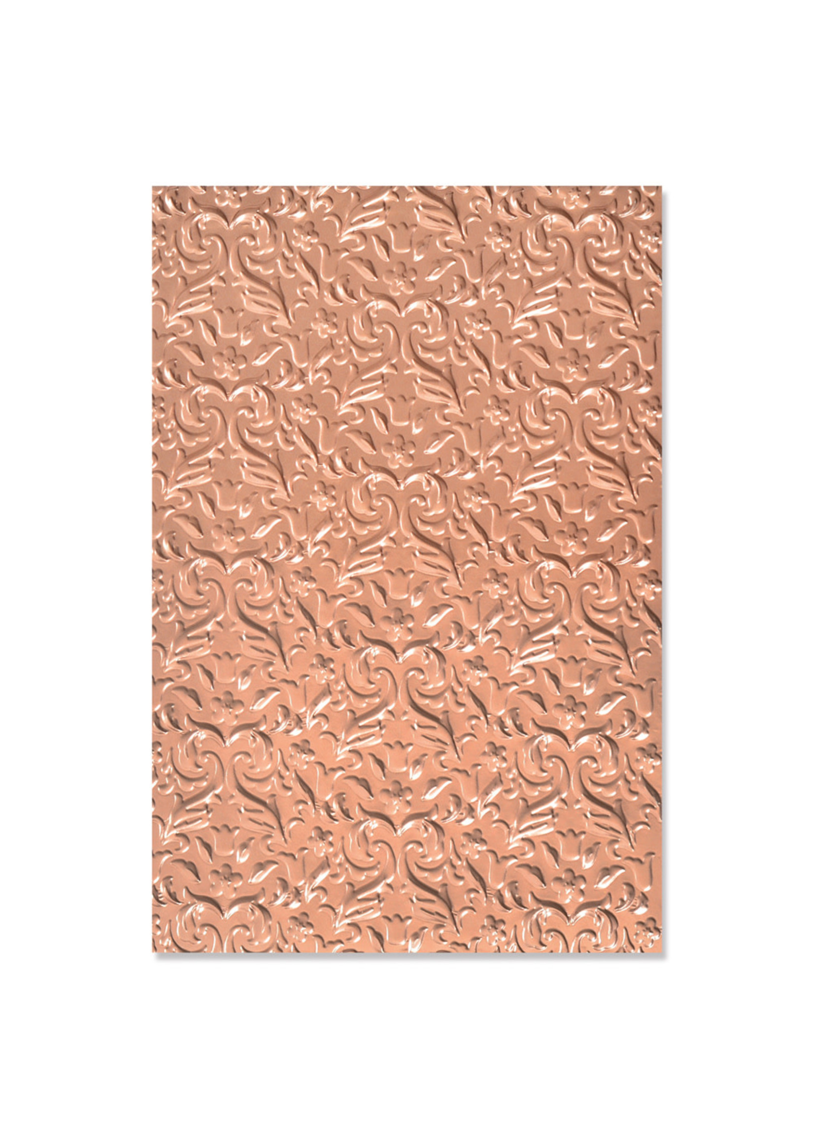 Sizzix Floral Flourishes Textured Impressions Embossing Folder