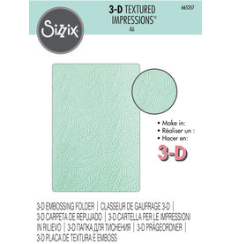 sizzix Leaf Pattern 3-D Embossing Folder
