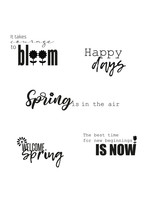 Sizzix Spring Sentiments Stamp