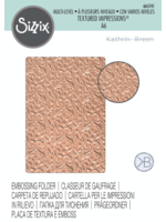 Sizzix Floral Flourishes Textured Impressions Embossing Folder
