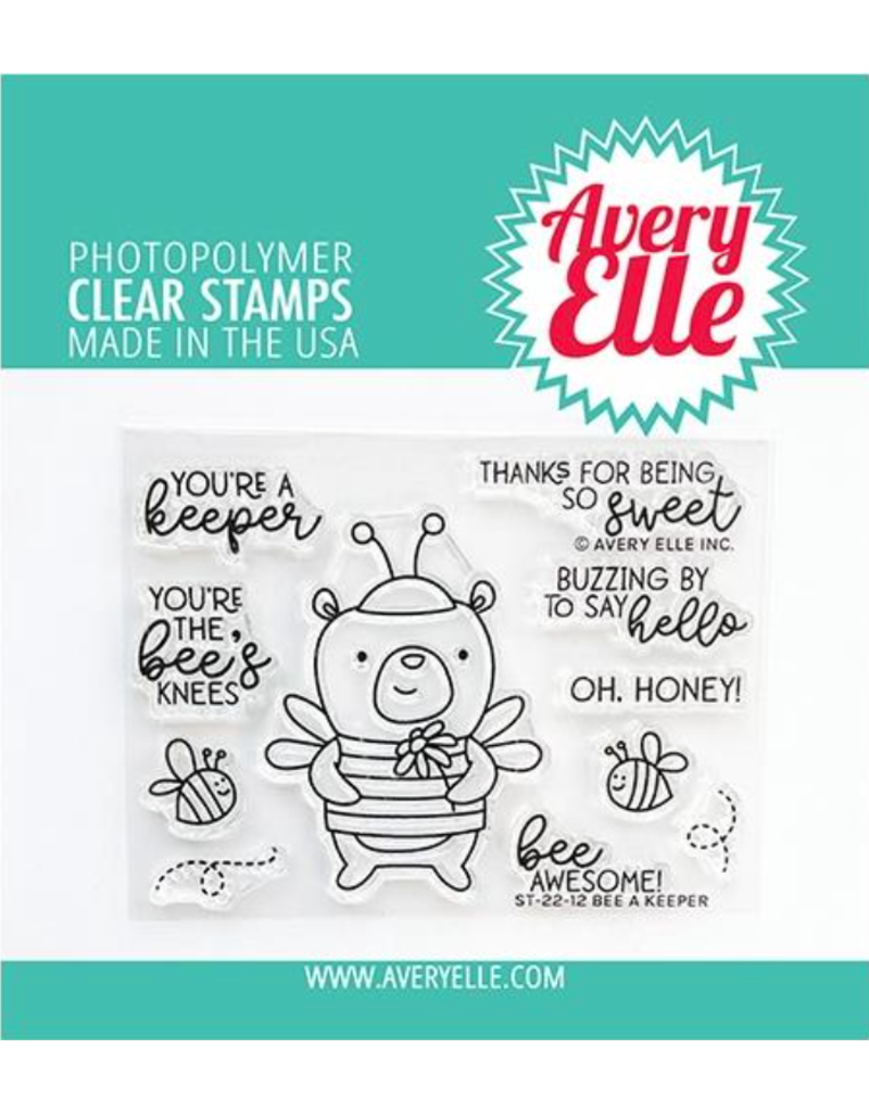 avery elle Bee A Keeper Stamp