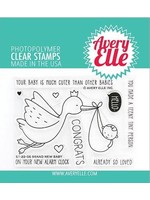 avery elle Brand New Baby Stamp