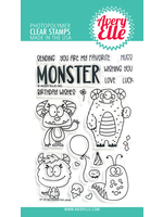 avery elle Monster Love Stamp