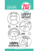 avery elle More Critter Circle Tags Stamp