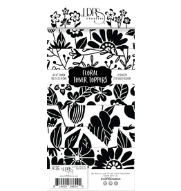 LDRS Floral Toner Toppers 4x9 Paper Pack