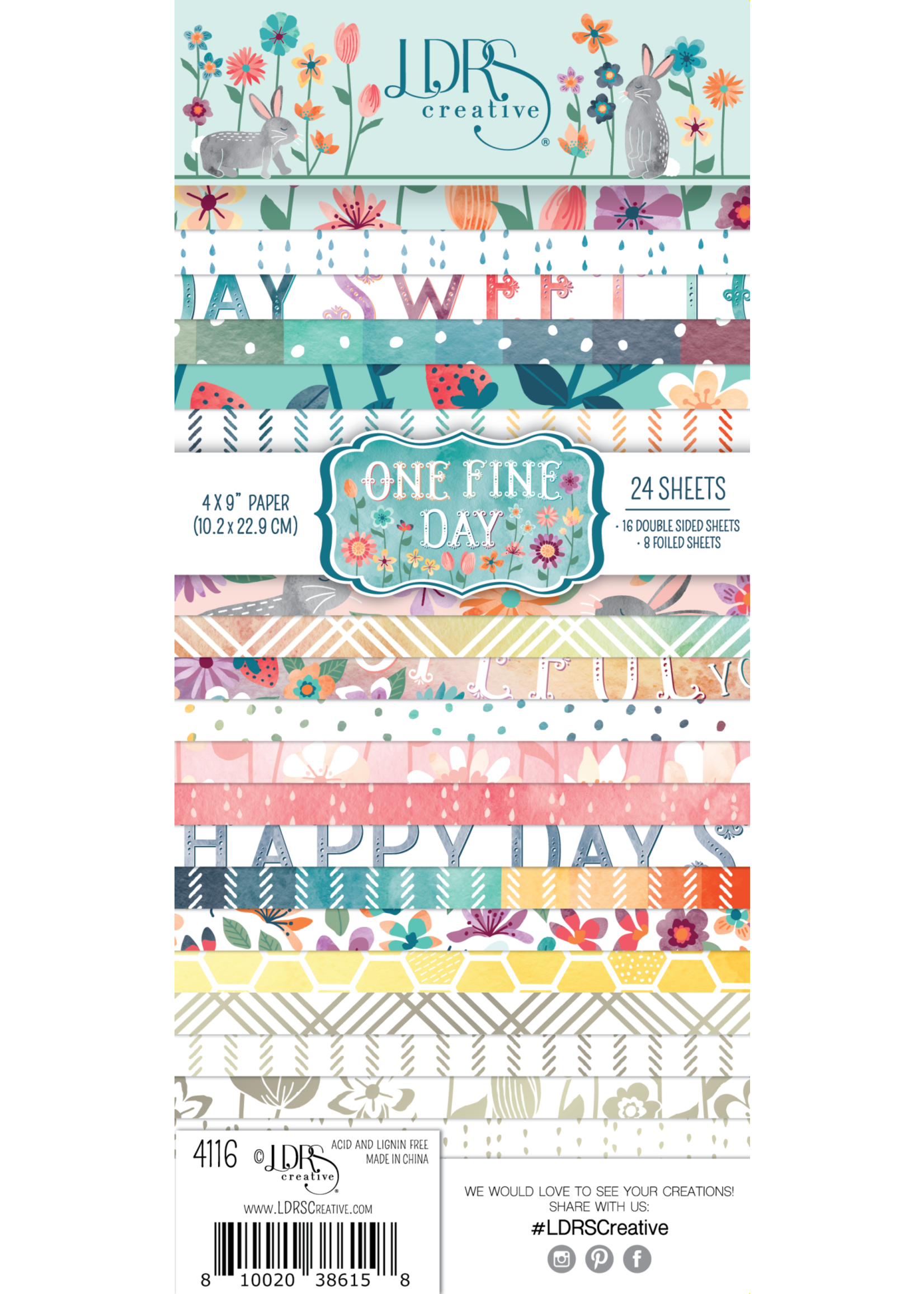 LDRS One Fine Day 4x9 Paper Pack