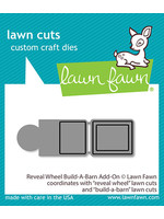 Lawn Fawn reveal wheel build-a-barn add-on die