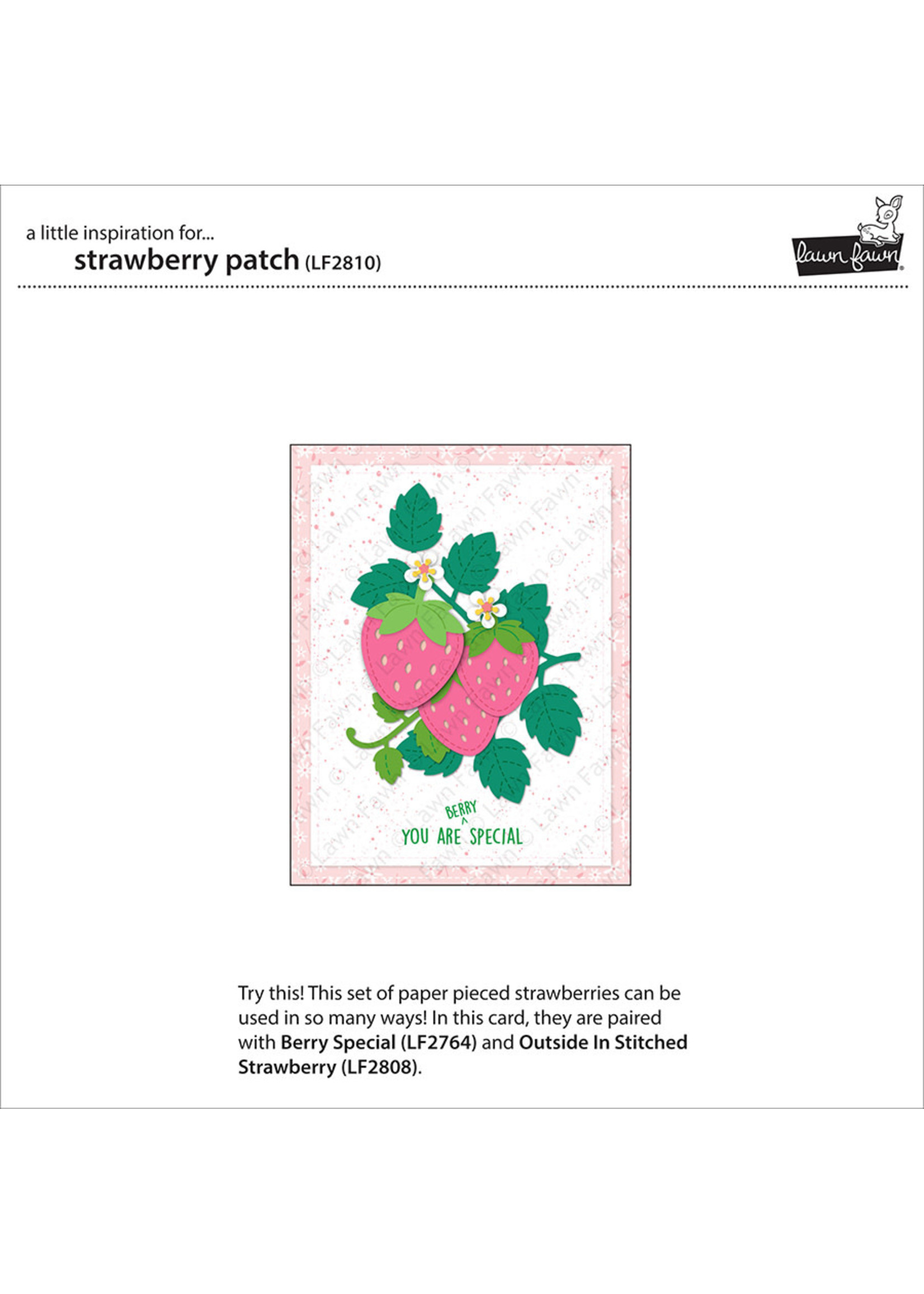 Lawn Fawn strawberry patch die