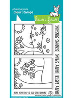 Lawn Fawn window scene: spring stamp