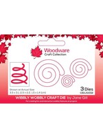 Creative Expressions Woodware Jane Wibbly Wobbly Craft Die