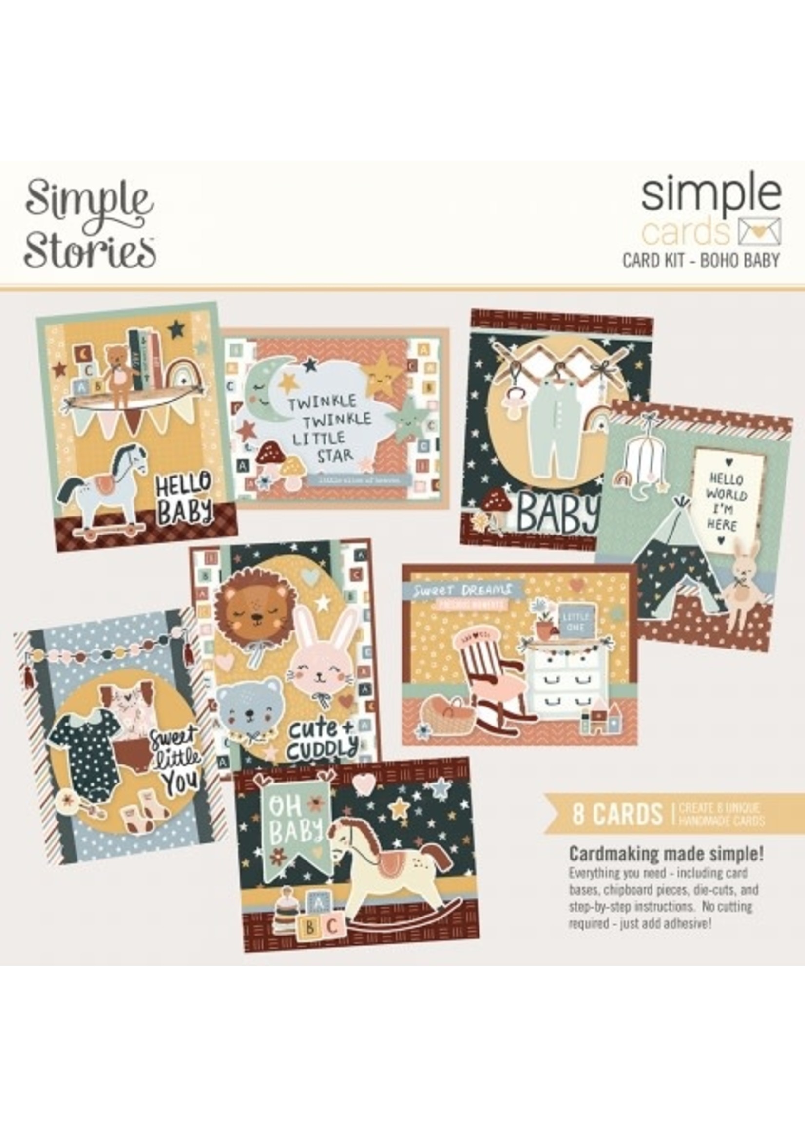 Simple Stories Boho Baby - Simple Cards Card Kit