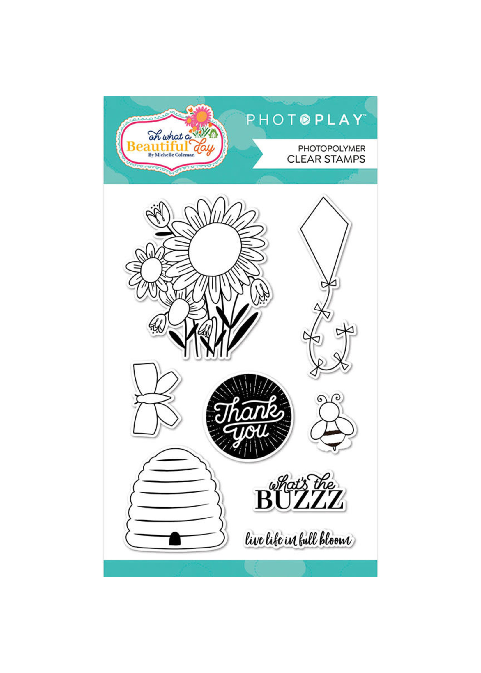 Photoplay Oh What a Beautiful Day: 4"x6" Stamp Set
