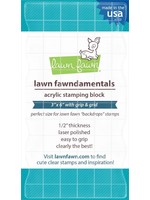 Lawn Fawn Stamp Acrylic Block 3x6