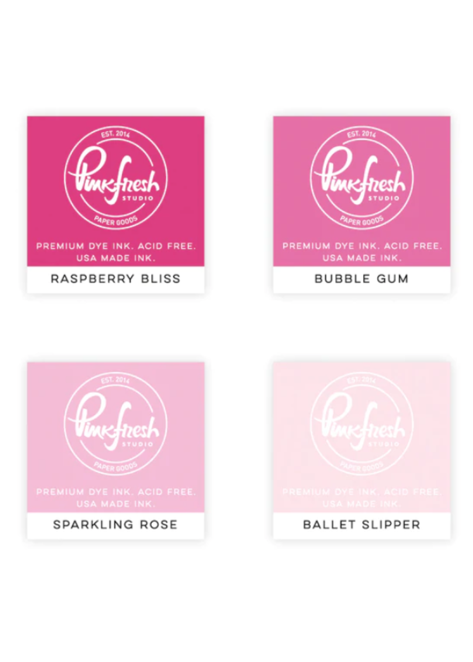 PinkFresh Studios Pinkfresh Dye Ink Cube Pack: Fairy Dust