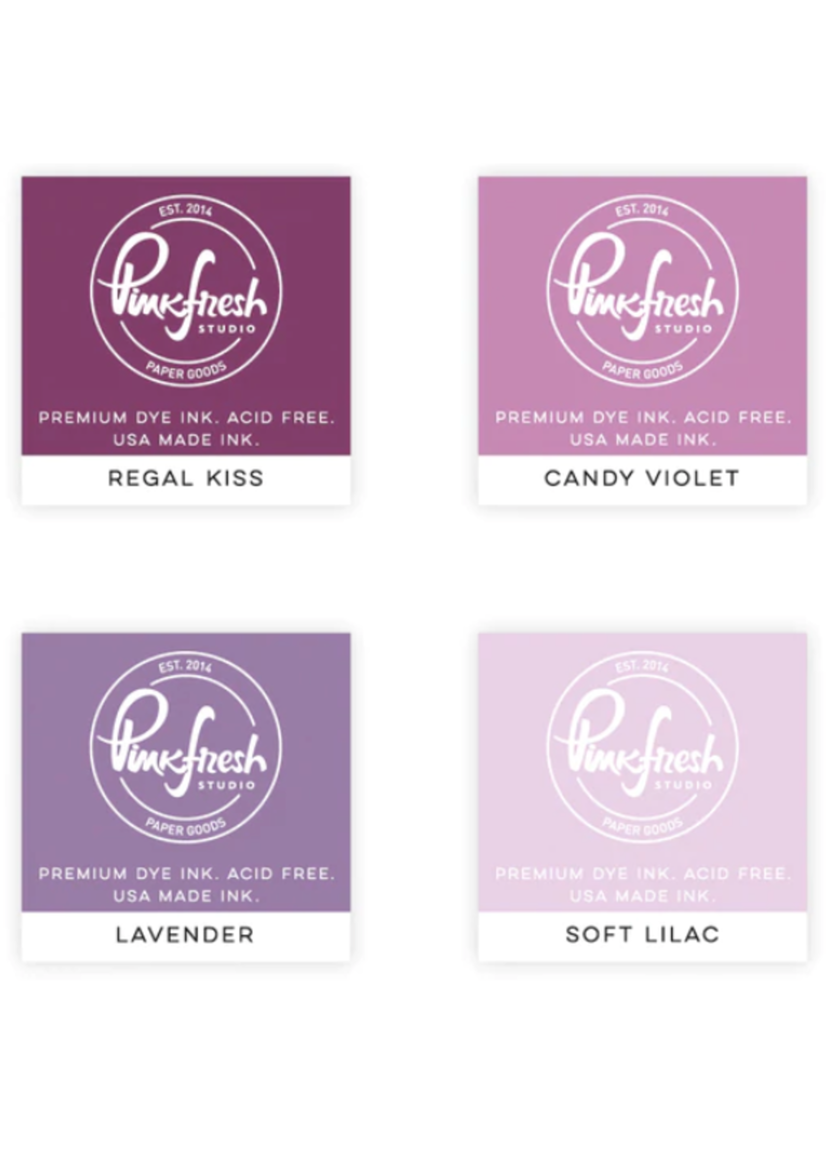 PinkFresh Studios Pinkfresh Dye Ink Cube Pack: Soul of Provence