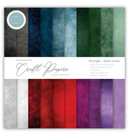 Craft Consortium Grunge - Dark Tones 12x12 paper pad