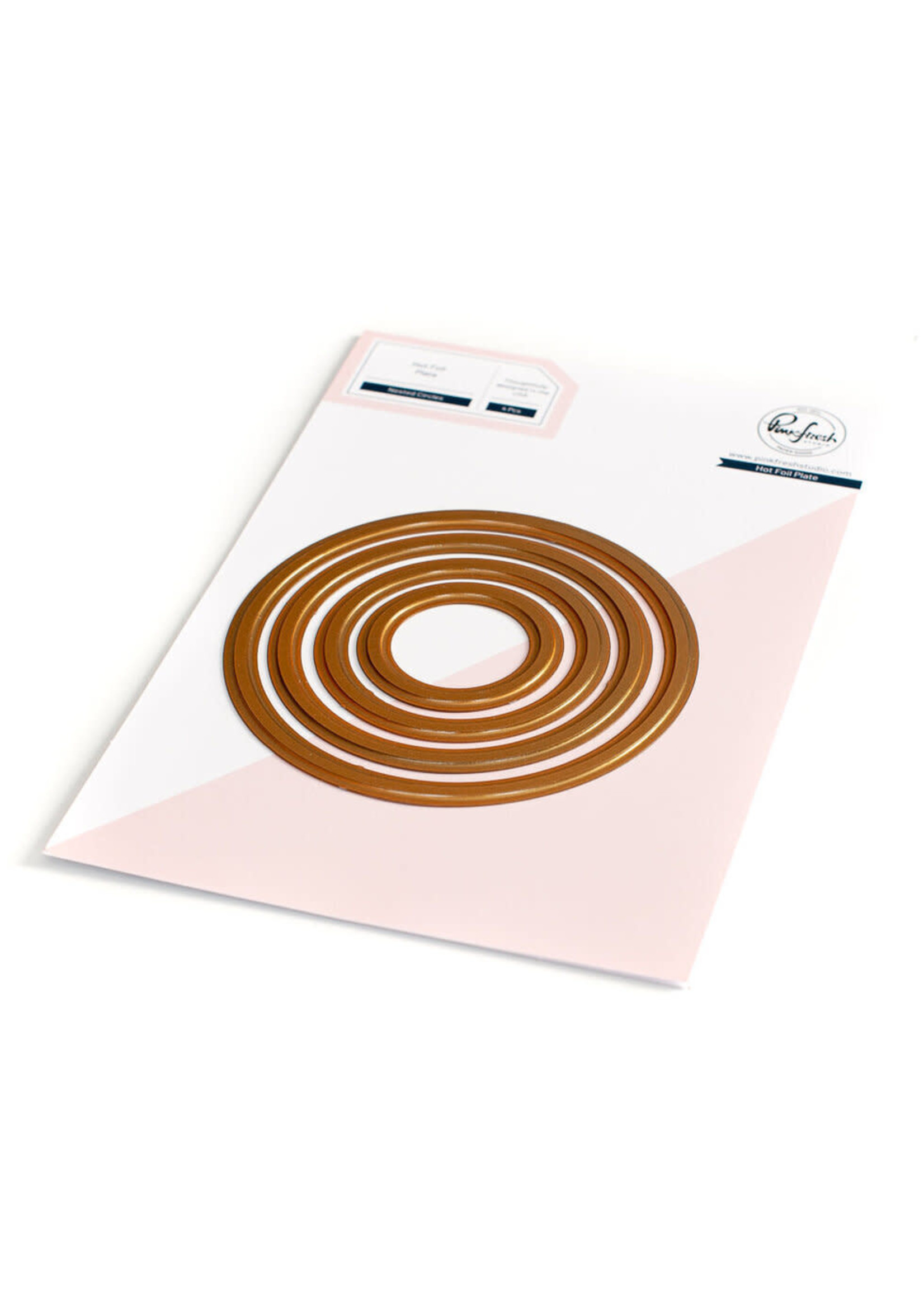 PinkFresh Studios Nested Circles hot foil