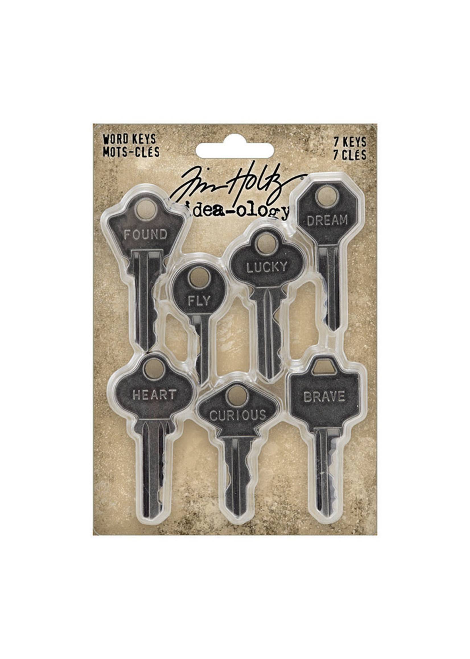 Idea-ology Metal Word Keys 7 pieces