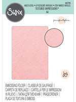 Sizzix Fan Tiles Multi-Level Textured Impressions® Embossing Folder