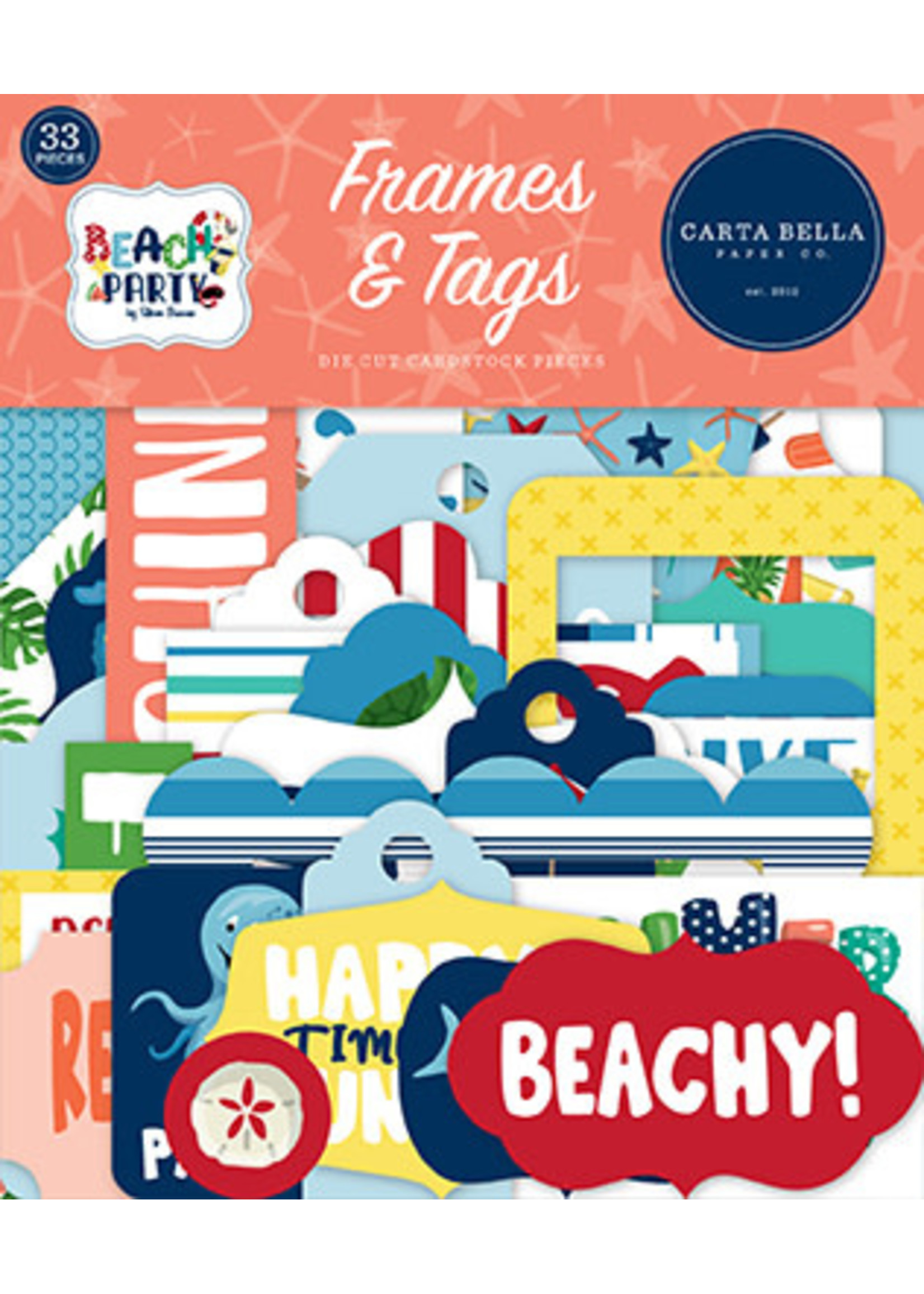 Carta Bella Beach Party:  Frames & Tags
