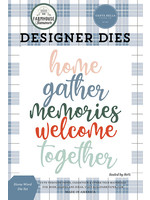 Carta Bella Summer Farmhouse: Home Word Die Set