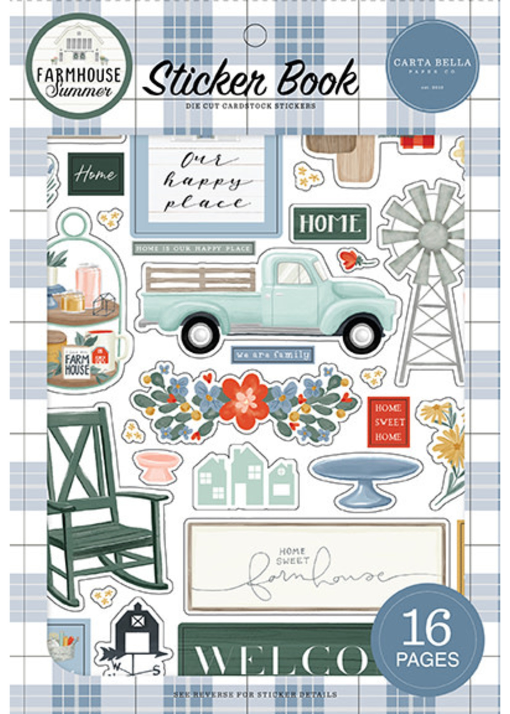 Carta Bella Summer Farmhouse: Sticker Book