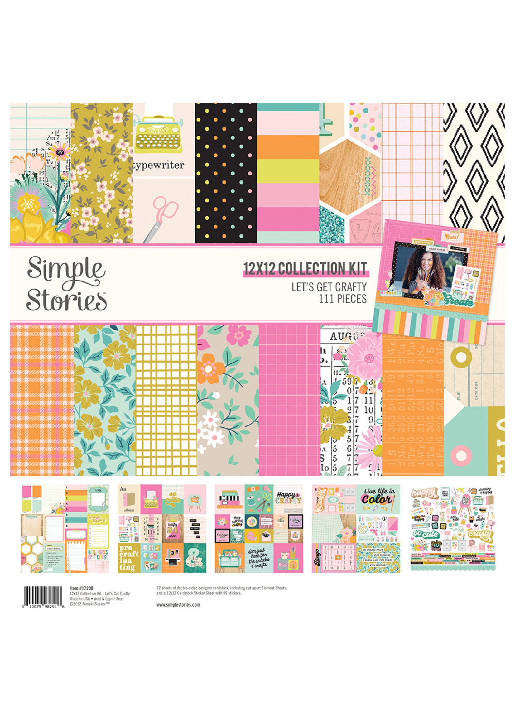 Simple Stories Let's Get Crafty - Collection Kit