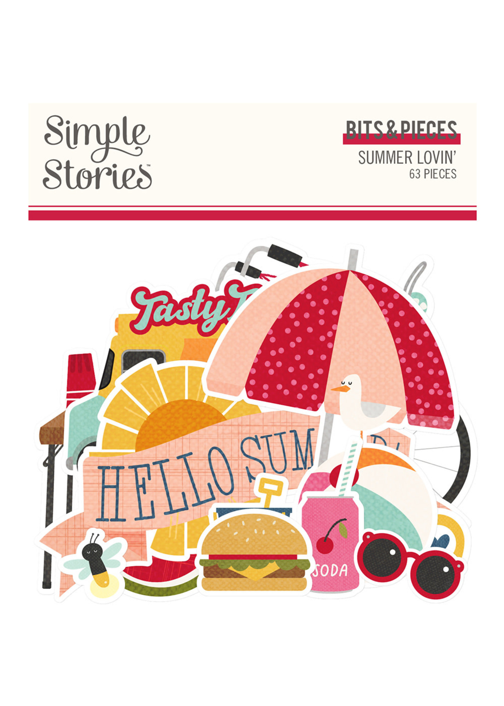 Simple Stories Summer Lovin' - Bits & Pieces