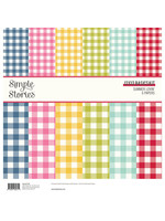 Simple Stories Summer Lovin' Paper- 12x12 Basics Kit