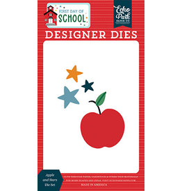 Echo Park First Day Of School: Apple And Stars Die Set