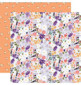Carta Bella Flora No.5 Paper: Cool Small Floral
