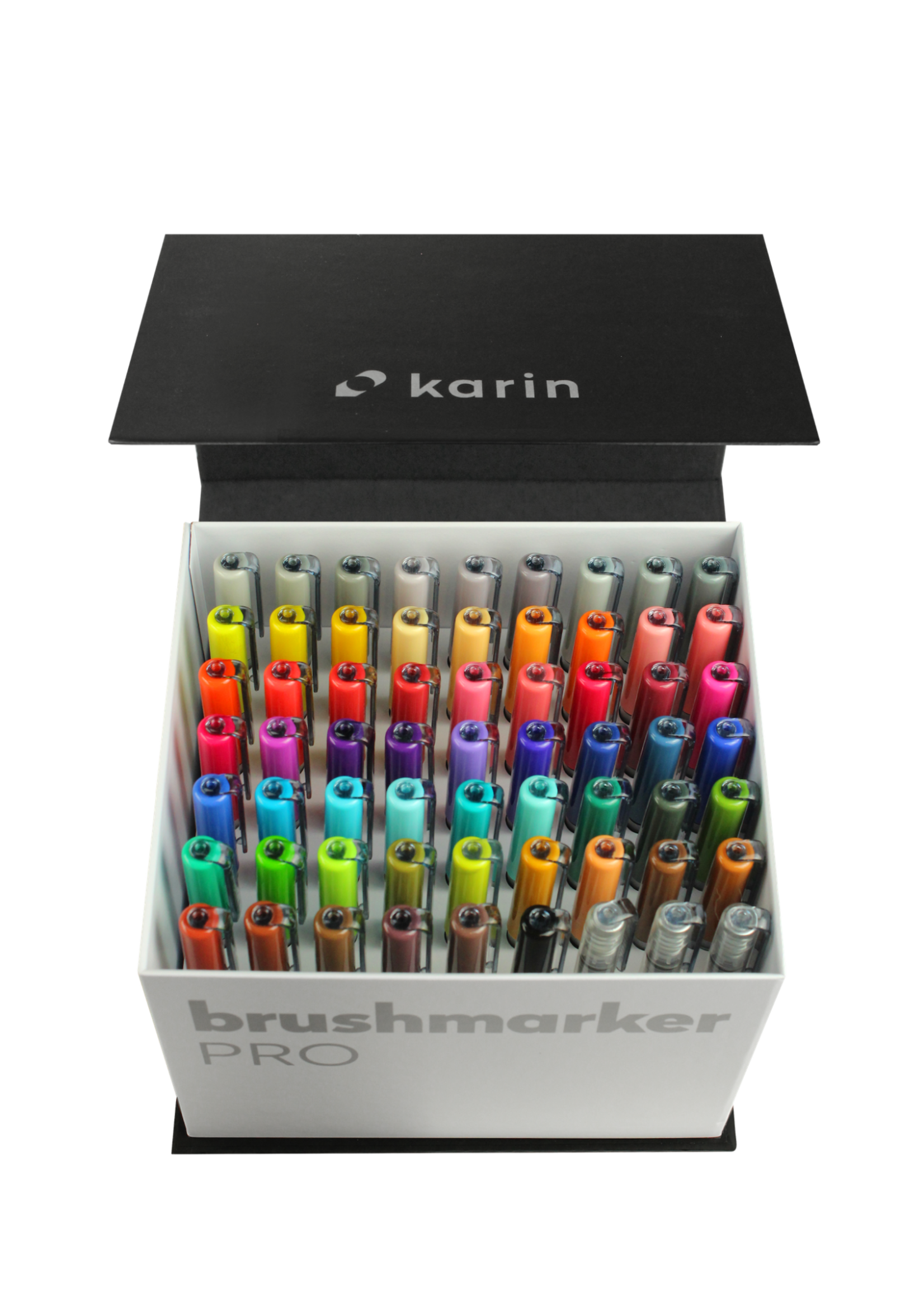 Karin Markers Brushmarker PRO Mega Box  60 colours +  3 blenders