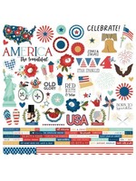 Simple Stories America the Beautiful - Cardstock Sticker