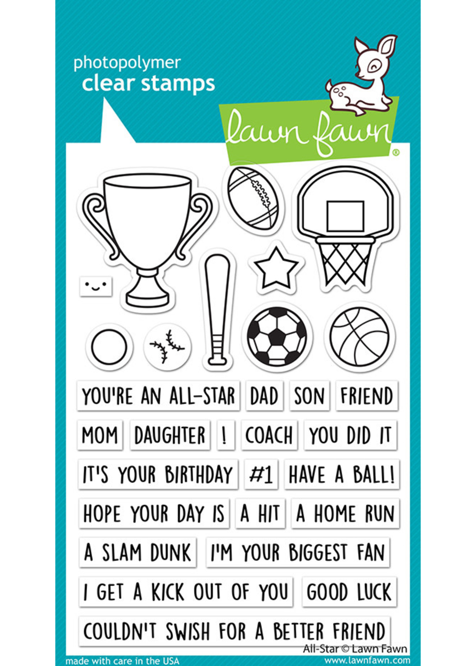 Lawn Fawn all-star stamp