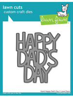 Lawn Fawn giant happy dad's day die