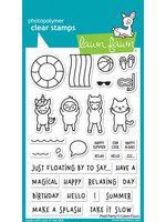 Lawn Fawn pool party stamp
