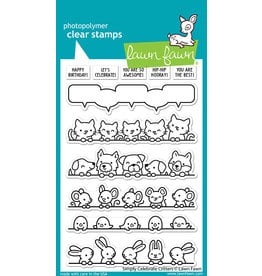 lawn fawn simply celebrate critters stamp