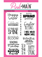 pink & main Spring Sayings Stamp