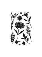 HERO ARTS Floral Silhouettes Stamp