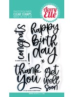 avery elle Bold Greetings Stamp