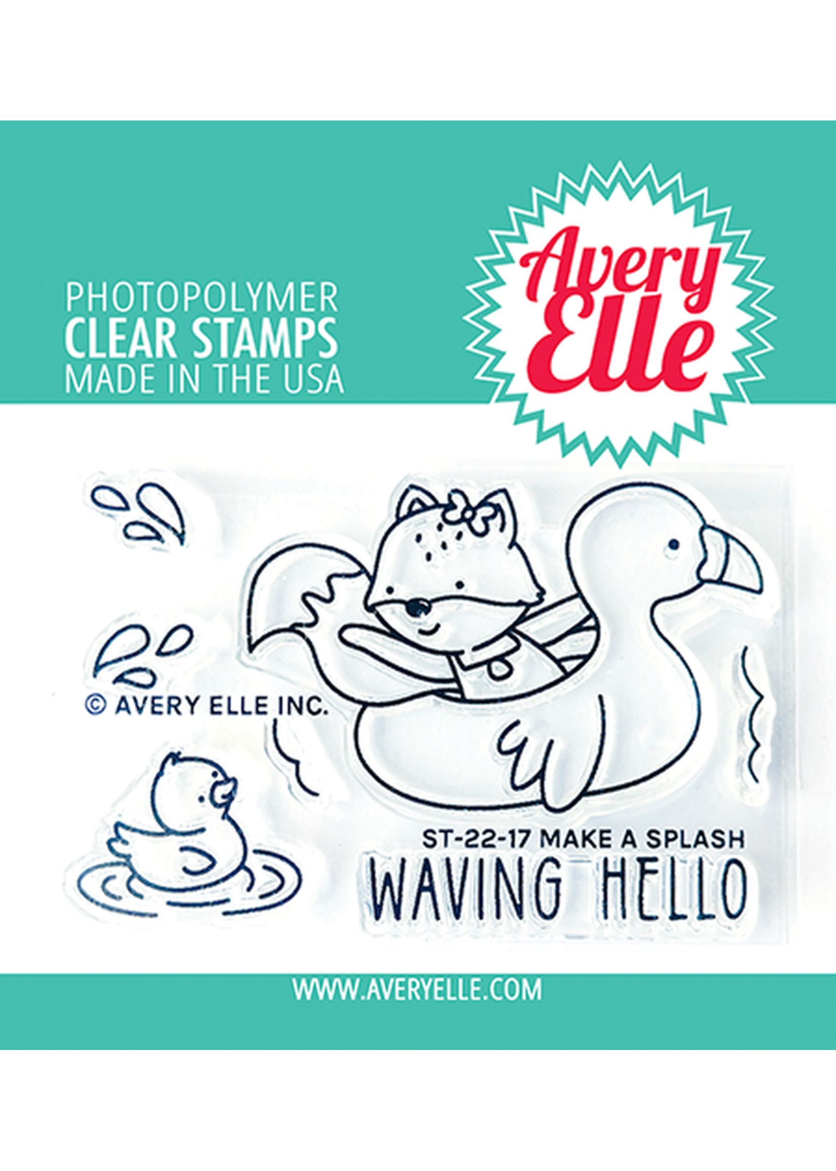 avery elle Make a Splash Stamp