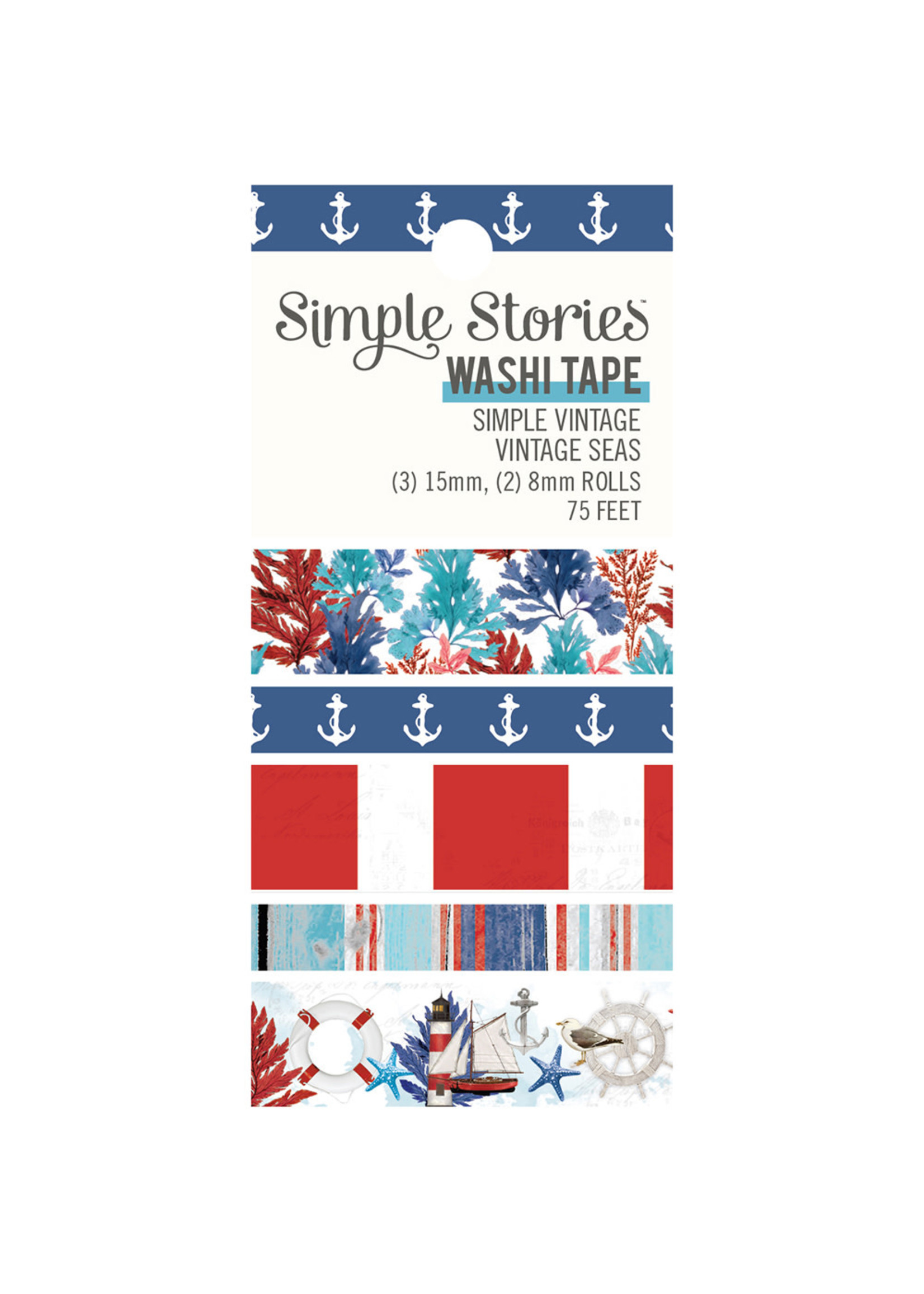 Simple Stories Simple Vintage Vintage Seas - Washi Tape