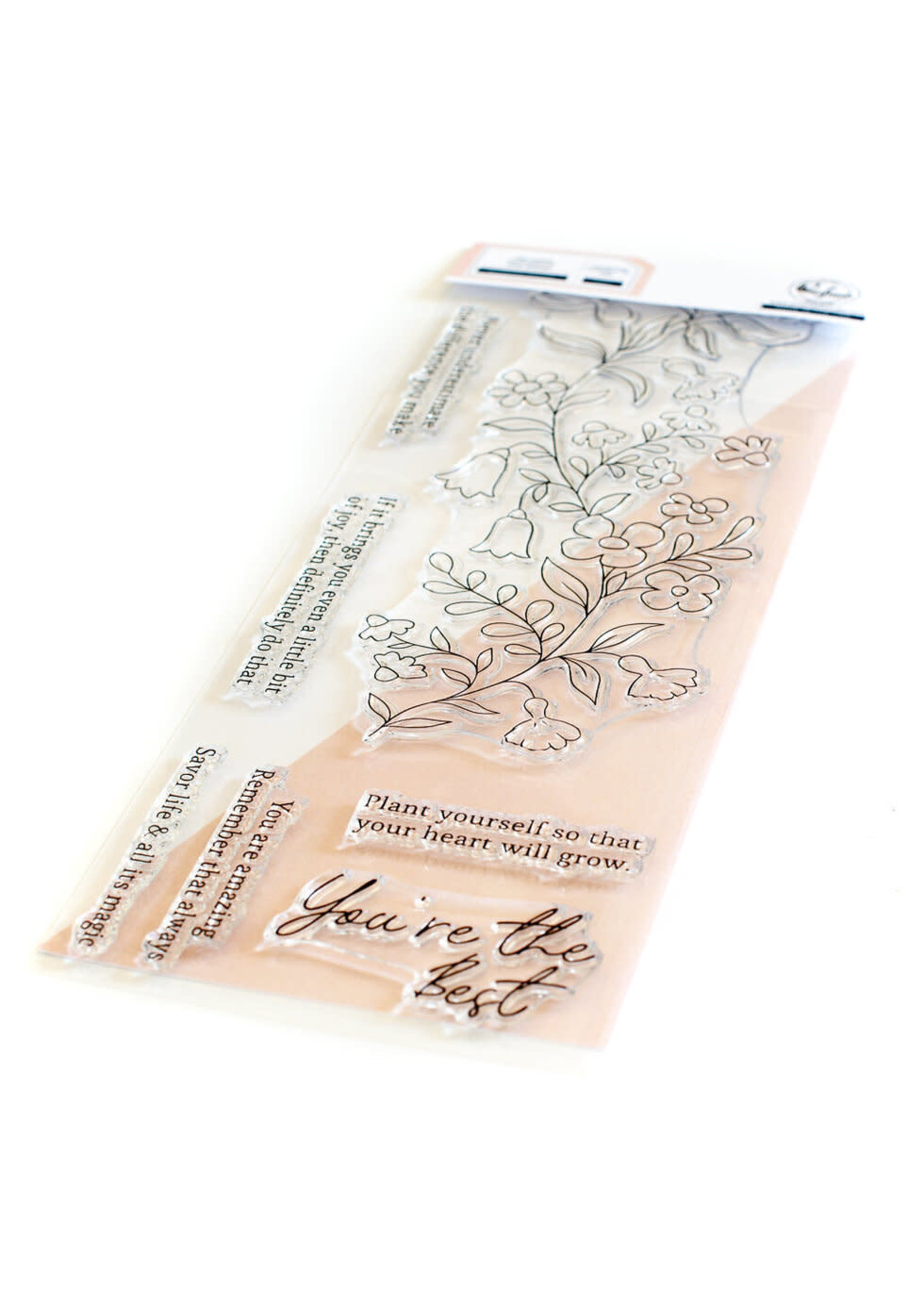 PinkFresh Studios Wildflower Slimline Stamp