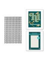 spellbinders Tile Mosaic Embossing Folder