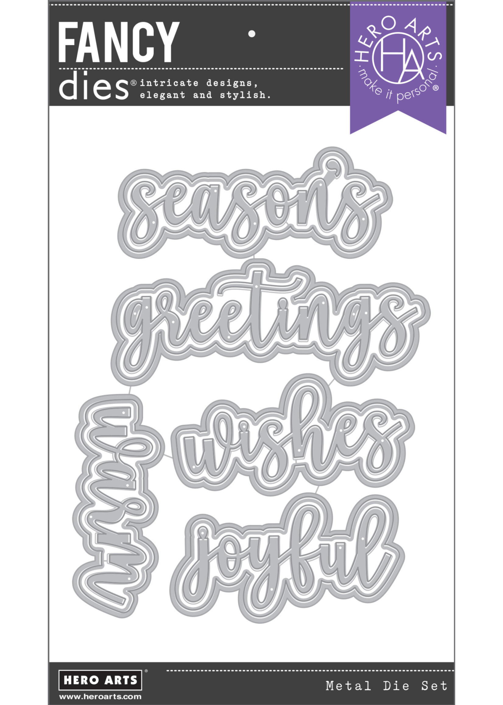 HERO ARTS Season Words Fancy Die