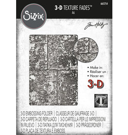 sizzix Industrious 3D Texture Fades Embossing Folder